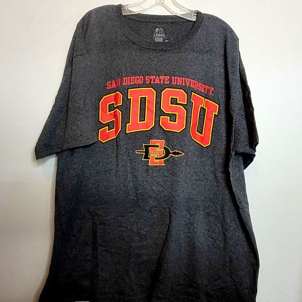 SDSU San Diego State University Tshirt Gray Size XXL J America Sportswear